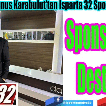 İş İnsanı Yunus Karabulut’tan Isparta 32 Spor’a Saha İçi; Sponsorluk Desteği