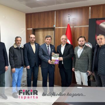Isparta Çalışma ve İş Kurumu İl Müdürü Sayın Mustafa Höke’yi ziyaret ettik.