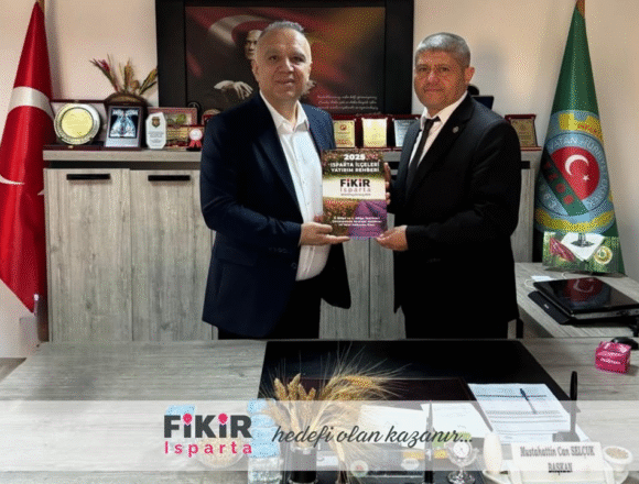 Fikir Isparta’dan Ziraat Odası’na 2025 İlçeleri Yatırım Rehberi Takdimi