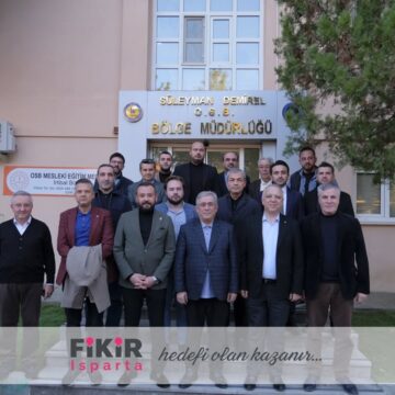 Fikir Isparta’dan Süleyman Demirel Organize Sanayi BÖLGESİ Başkanı Mustafa Karabulut’a Ziyaret
