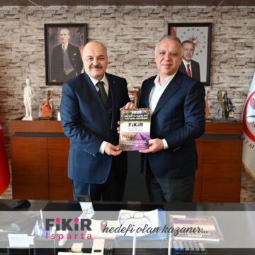 Fikir Isparta’dan Gönen Kaymakamı Mehmet Yıldız’a Ziyaret