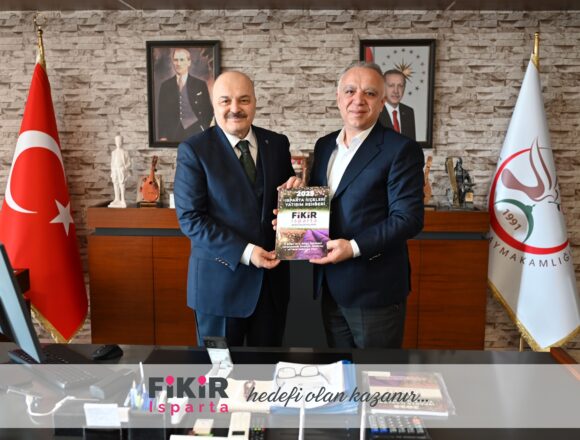 Fikir Isparta’dan Gönen Kaymakamı Mehmet Yıldız’a Ziyaret