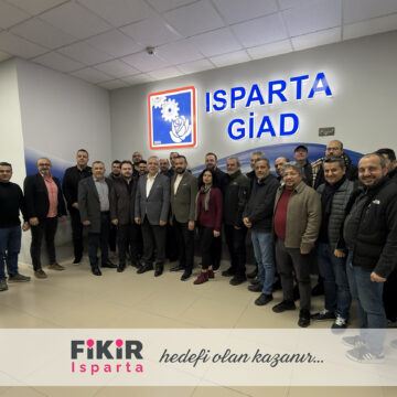 Fikir Isparta’dan GİAD Başkanı Ahmet Yarar’a Ziyaret