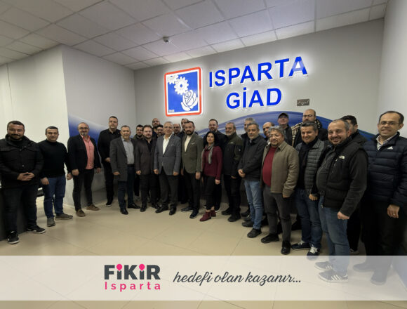 Fikir Isparta’dan GİAD Başkanı Ahmet Yarar’a Ziyaret