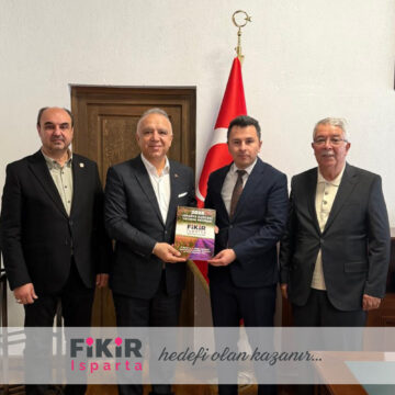 Fikir Isparta’dan Şarkikaraağaç Kaymakamı Asım Özdemir’e Ziyaret