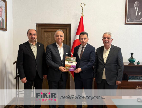 Fikir Isparta’dan Şarkikaraağaç Kaymakamı Asım Özdemir’e Ziyaret