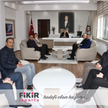Fikir Isparta’dan Senirkent Kaymakamı Seda Gür’e Ziyaret