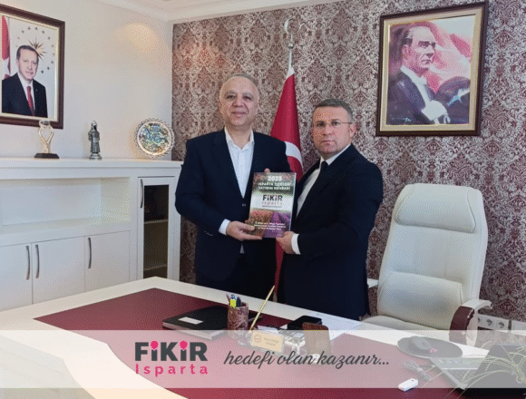 Fikir Isparta’dan Eğirdir Kaymakamı Ömer Çimşit’e Ziyaret