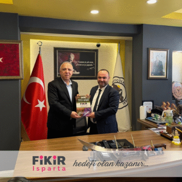 Fikir Isparta’dan Sütçüler Belediye Başkanı İsmail Yurdabak’a Ziyaret