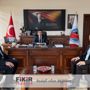 Fikir Isparta’dan Aksu Kaymakamı Salih Zafer Aydın’a Ziyaret