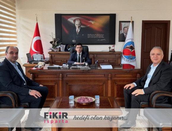 Fikir Isparta’dan Aksu Kaymakamı Salih Zafer Aydın’a Ziyaret