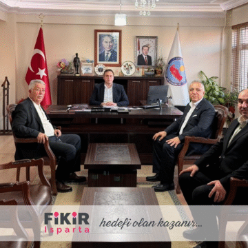 Fikir Isparta’dan Gelendost Kaymakamı Mehmet Arsoy’a Ziyaret