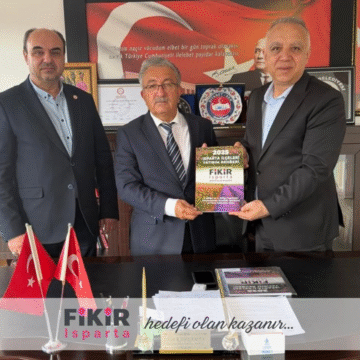 Fikir Isparta’dan Aksu Belediye Başkanı Veli Kahraman’a Ziyaret