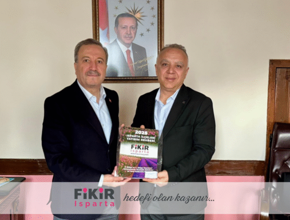 2025 Isparta İlçeleri Yatırım Rehberi, Milletvekili Mehmet Uğur Gökgöz’e Sunuldu
