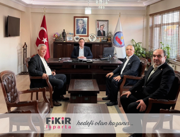 Fikir Isparta’dan Gelendost Kaymakamı Mehmet Arsoy’a Ziyaret