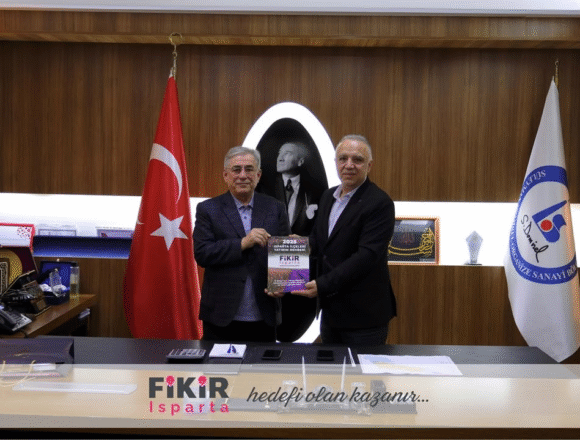 Fikir Isparta’dan Süleyman Demirel Organize Sanayi BÖLGESİ Başkanı Mustafa Karabulut’a Ziyaret