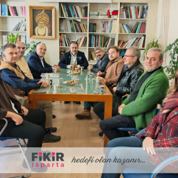 Fikir Isparta’dan Mimarlar Odası Isparta Temsilciliği Başkanı Caner Ataseven’e Ziyaret