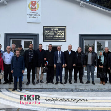 Fikir Isparta’dan Çalışan Gazeteciler Günü Vesilesiyle Isparta Gazeteciler Cemiyeti’ne Ziyaret