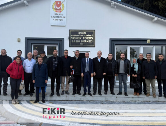 Gazeteciler Cemiyeti Fikir Isparta’dan Çalışan Gazeteciler Günü Vesilesiyle Isparta Gazeteciler Cemiyeti’ne Ziyaret
