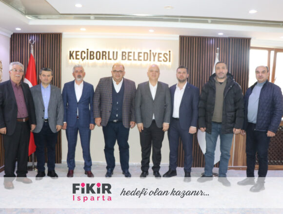 Fikir Isparta’dan Keçiborlu Belediye Başkanı Yusuf Murat Parlak’a Ziyaret