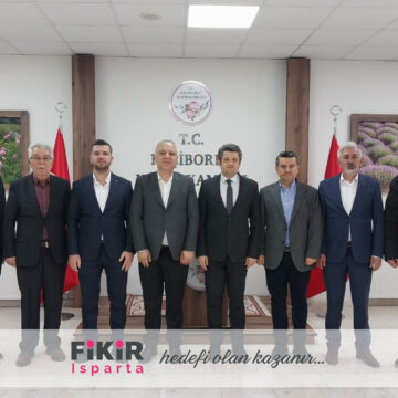 Fikir Isparta’dan Keçiborlu Kaymakamı Kerem Türker’e Ziyaret