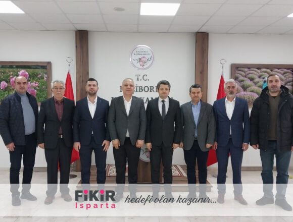 Fikir Isparta’dan Keçiborlu Kaymakamı Kerem Türker’e Ziyaret