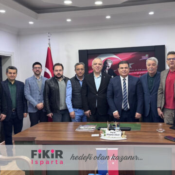Fikir Isparta’dan TKDK Isparta İl Koordinatörü Prof. Dr. Süleyman Gülcü’ye Ziyaret
