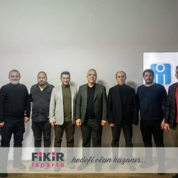 Fikir Isparta’dan İnşaat Mühendisleri Odası Isparta Temsilcisi Erdem Demiralay’a Ziyaret