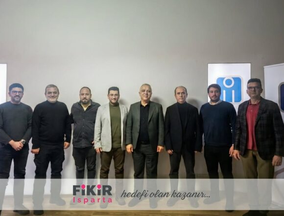 Fikir Isparta’dan İnşaat Mühendisleri Odası Isparta Temsilcisi Erdem Demiralay’a Ziyaret