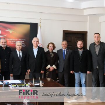 Fikir Isparta’dan Isparta Defterdarı Mustafa Erdem’e Ziyaret