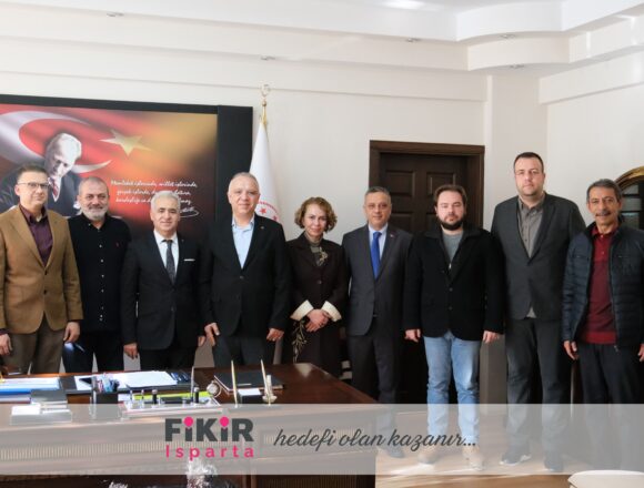 Fikir Isparta’dan Isparta Defterdarı Mustafa Erdem’e Ziyaret