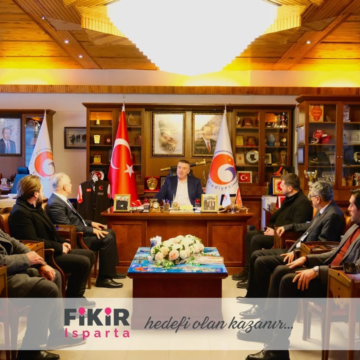 Fikir Isparta’dan Eğirdir Belediye Başkanı Mustafa Özer’e Ziyaret